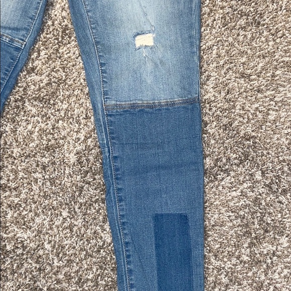 Bongo distressed two tone jeans size 4 - Picture 4 of 10